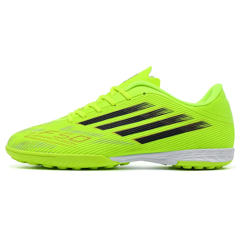 Adult Football Shoes Lightweight Wear-resistant Soccer Boots Anti-slip Outdoor Turf Training Sports for Men Youth Daily Match