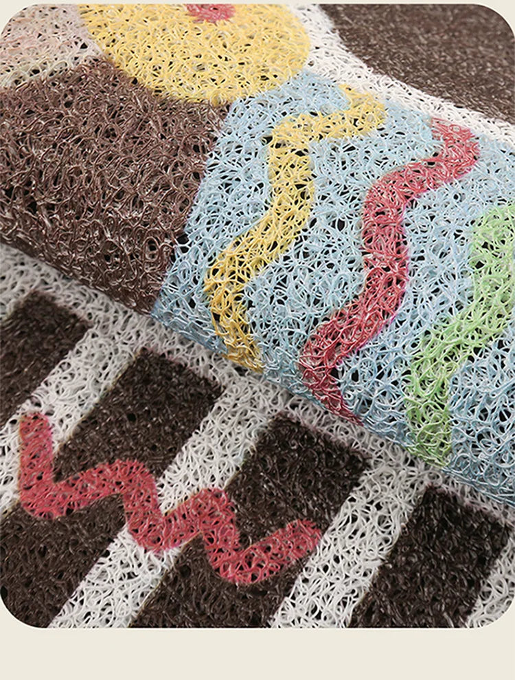 Three-piece Set Car Carpet Cute and Dirt-resistant Floor Mats Anti-dirt Non-slip Wear-resistant Protective Mats for Cars