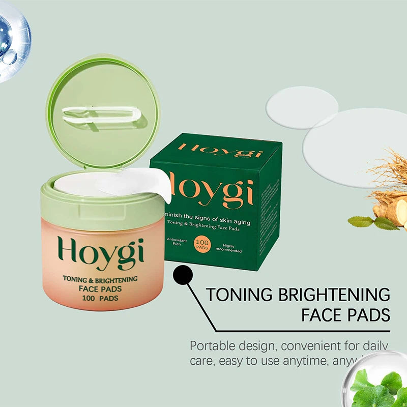Korean Skin Care Cleansing Cotton Pads Centella Asiatica Niacinamide Peptide Daily Deep Hydrating Moisturizing Toner Cotton Pads