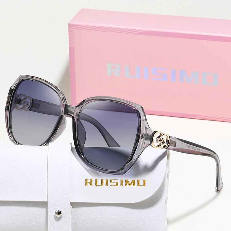 RUISIMO Polarized High Quality Simple Square Sunglasses Women Men Gradient Brand Sun Glasses Daily Leisure Male Female Glasses