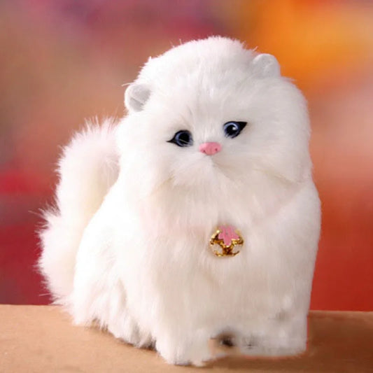 Electronic Plush Cats Lovely Robot Animal Toy Cute Stuff Electric Cat Meowing Soft Kids Pet Model Decoration Doll For Kids Gift