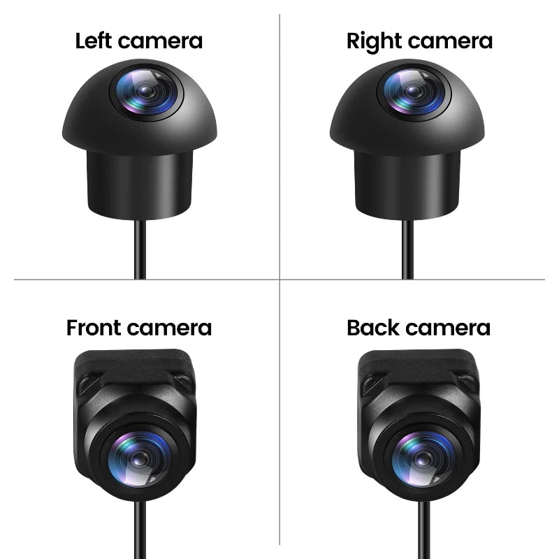 360° Panoramic Camera 3D AHD 1080P/720P Rear / Front / Left / Right 360 Bird View Camera for Car Android Radio Multimedia Player