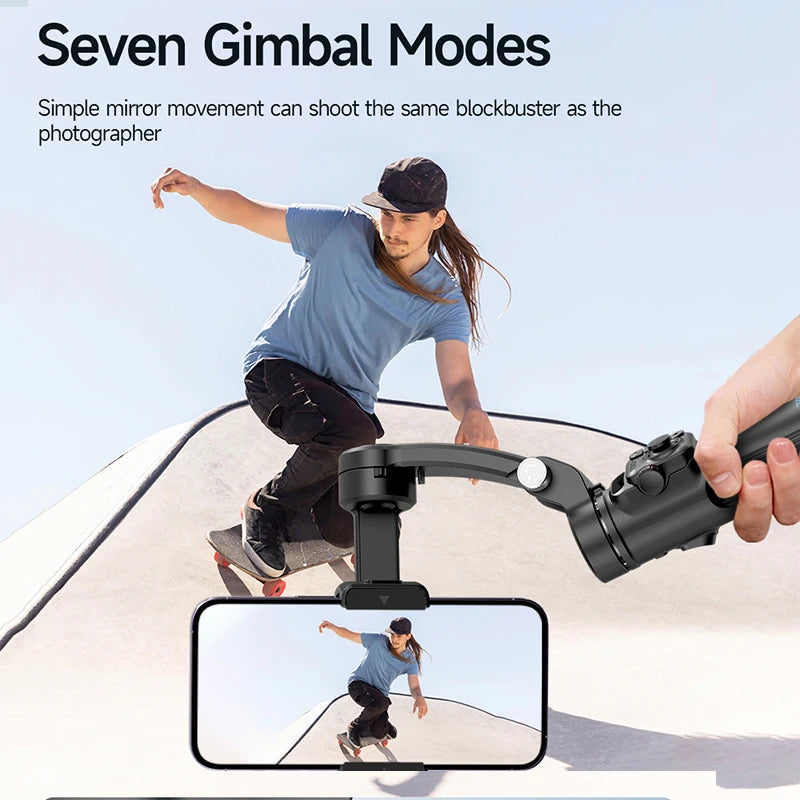 BAFANG New Product M02 Intelligent 3-Axis Stabiliser AI Auto Tracking Gimbal with Magnetic Remote Control Multi-Mode Shooting