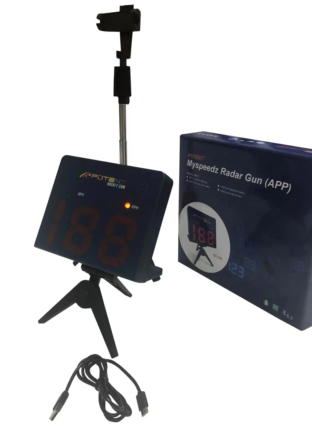 2026/Speed Radar  for Hockey Baseball Tennis Golf Speedometer for Hockey Equipment Super Speed Radar