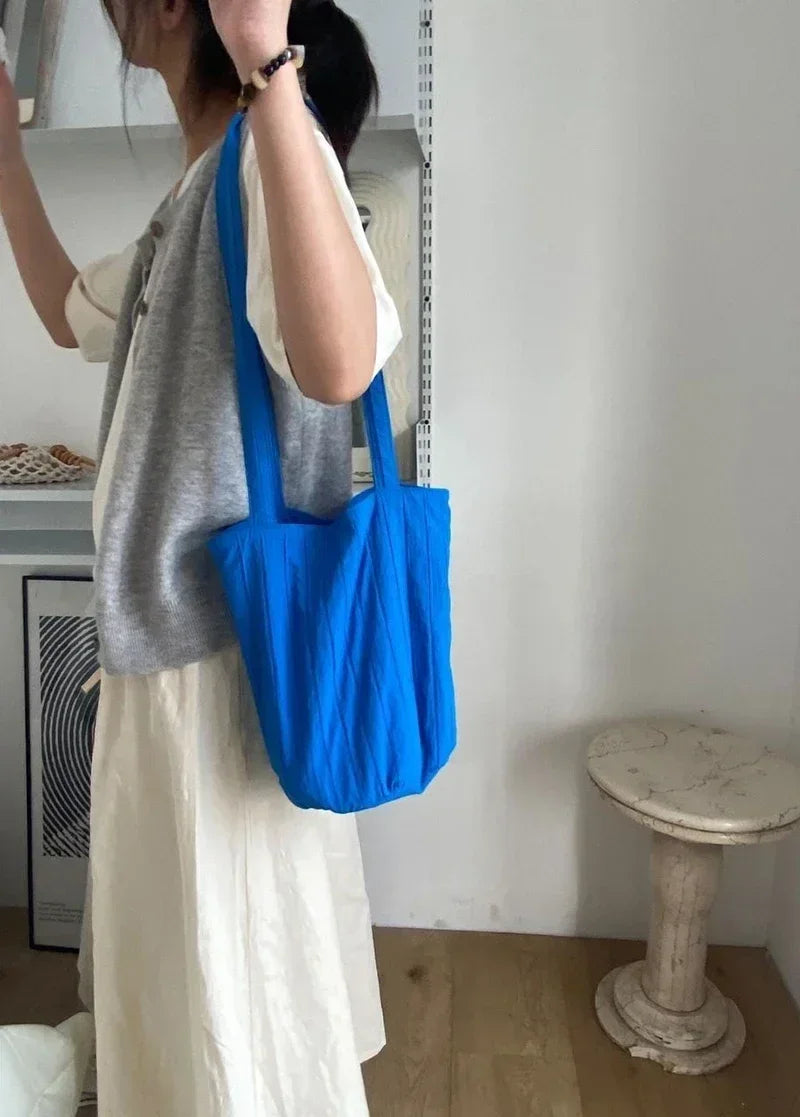 Casual Fashion Bag for Women Shopper Handbags Environmental Storage Reusable Shoulder Tote Bag School Bags Girl Designer Bag
