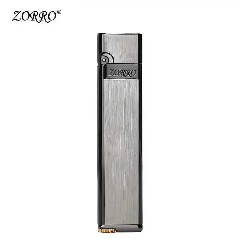 ZORRO High-end Kerosene Lighter Mini Metal Cigarette Lighter Windproof Lighter Portable Open Flame Lighter Gifts for Boyfriend