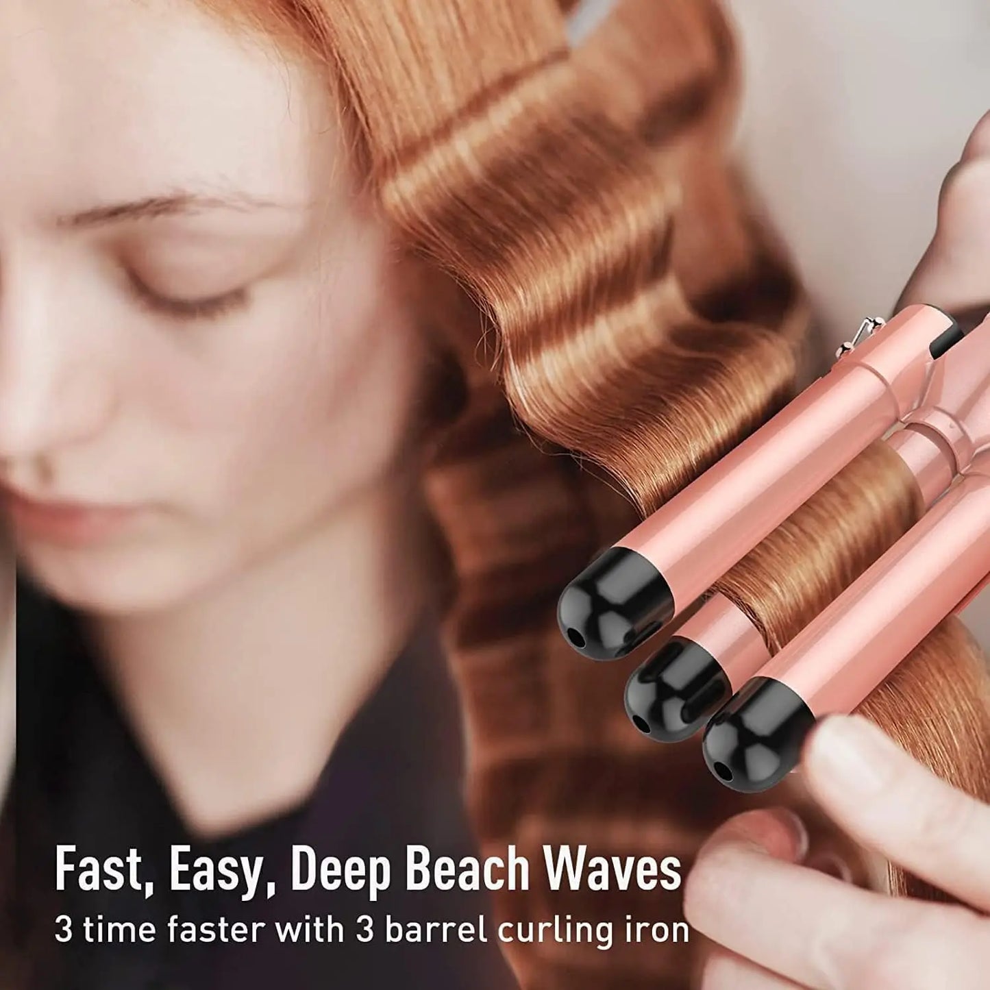 Curling Iron 5-in-1 Hair Curler Professional Curling Wand Beach Waves Hair Tools Appliances Suitable For All Hair Types
