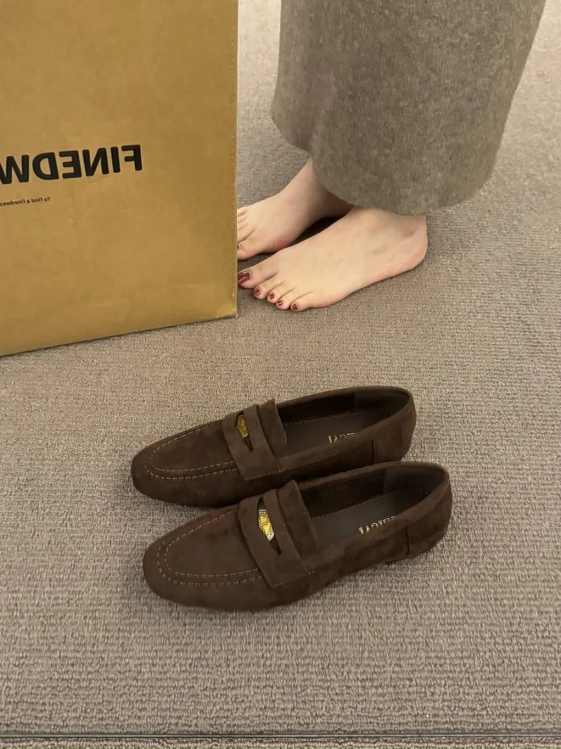 2026 New Flat Bottom Shoes Women's Lightweight and comfortable high-quality single shoes Casual Shoes Autumn Fashion