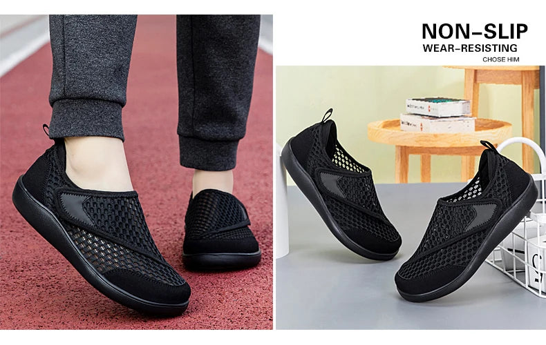 New Casual Orthopedics Wide Feet Swollen Shoes Thumb Eversion Adjusting Sneakers Comfortable Couple Diabetic Shoes Walking Shoes