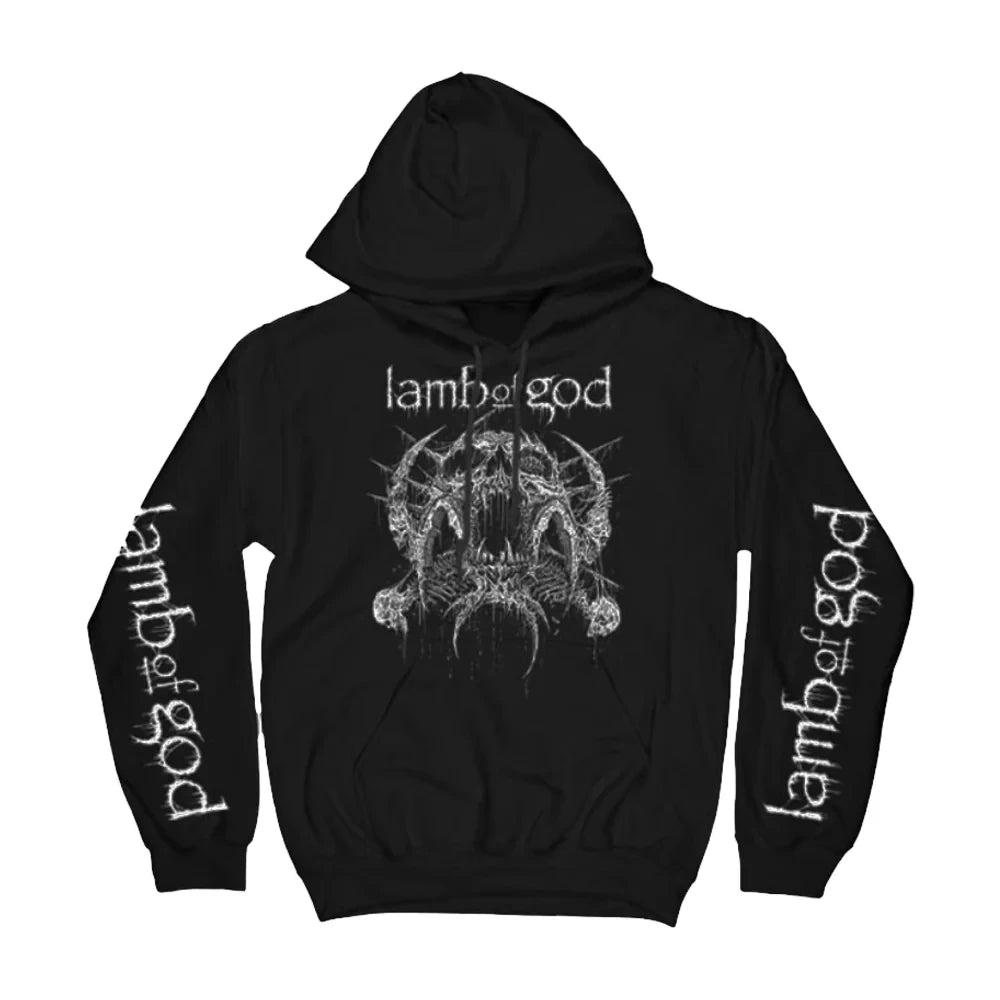 Mental Band Lamb of God Heavy Album Covers Graphic Print Hoodies Men Women Street Sweatshirts Loose Casual Oversized Pullovers