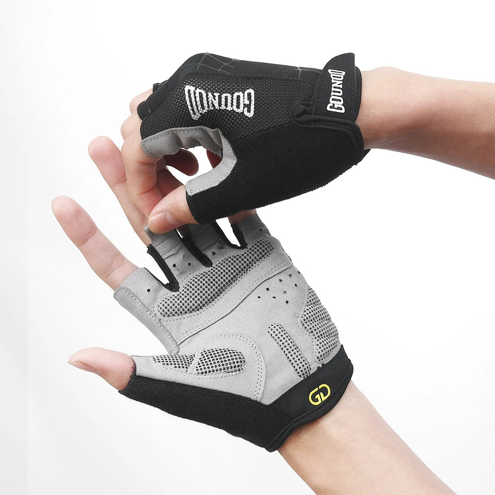 1 Pair Gym Gloves, Workout Gloves, Fingerless Gloves for Weightlifting, Lightweight Breathable Fitness Gloves, Sports Gloves