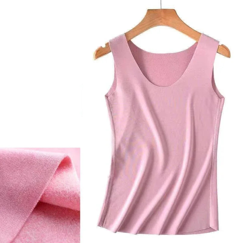 Thermal Underwear Vest Thermo Lingerie Woman Winter Inner Wear Comfortable Warm Top Inner Wear Thermo Shirt Ladies Undershirt