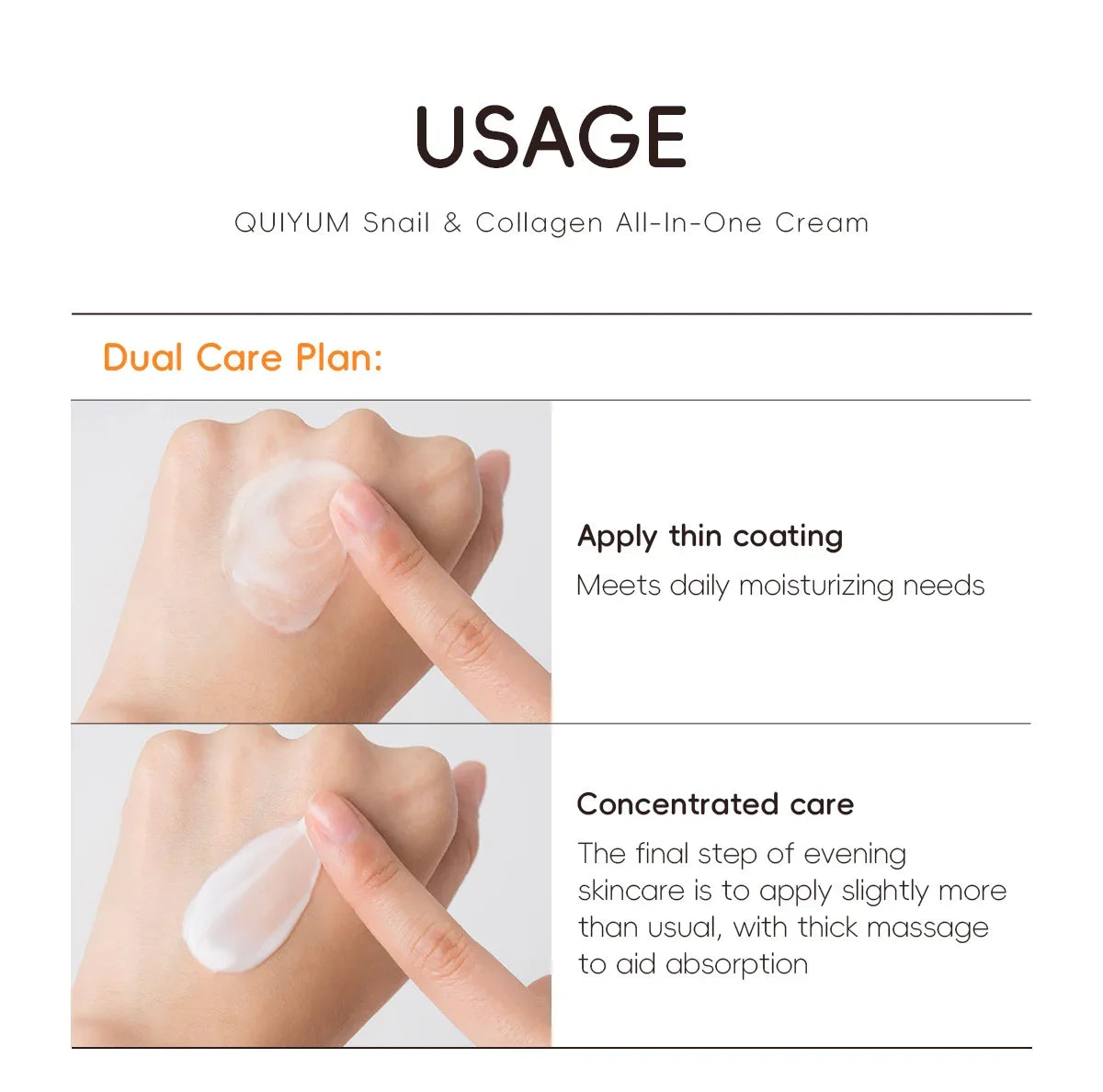 Quiyum 3 Step Set 97.5% Snail Mucin Collagen Hydrating Glowing Skin Korean Skincare