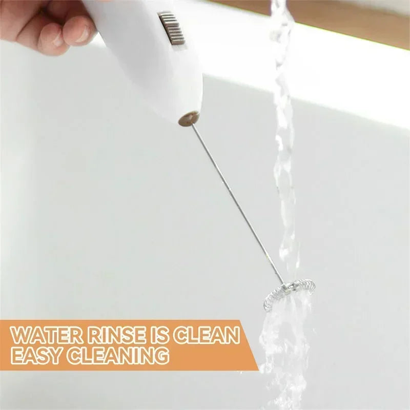 Mini Electric Whisk Foamer Blender Wireless Coffee Whisk Mixer Handheld Egg Beater Cappuccino Frother Mixer Kitchen Whisk Tools