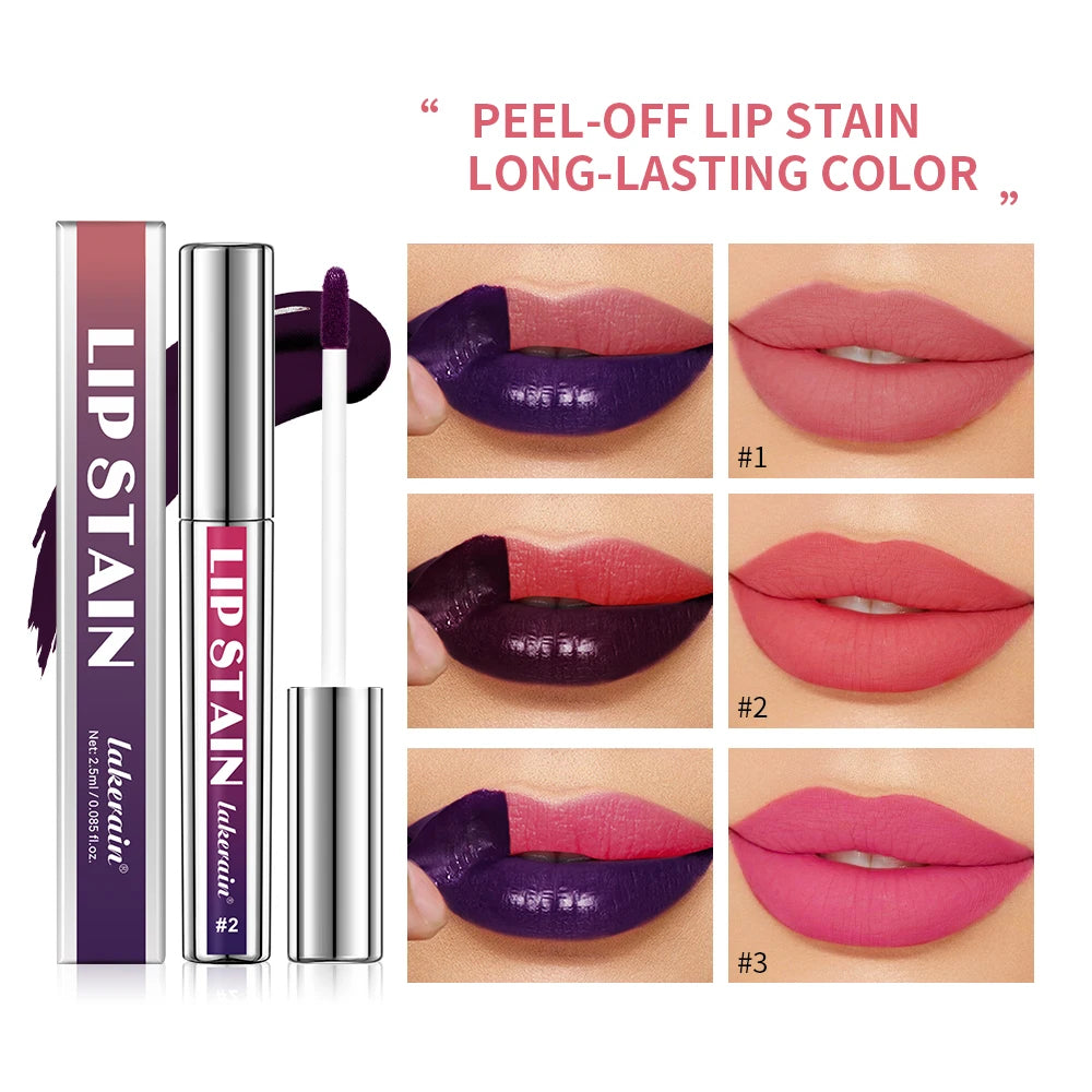 Matte Lip Tint Peel Off Lip Tints Stain Cosmetics Liquid Lipstick Lips Stick Free Shipping Makeup Ink Inks Gloss Pack Set