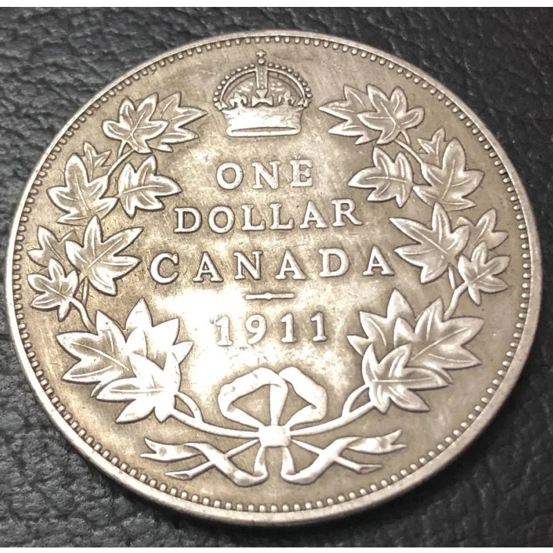 1911 Canada One Dollar Silver Plated Copy Coin