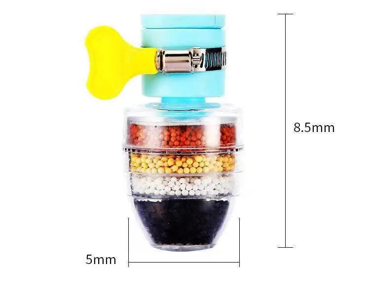 Universal Water Filter 6 Layers Faucet Filter Kitchen Foamer Shower Water Purifier for Bathroom Household Kitchen Accessories