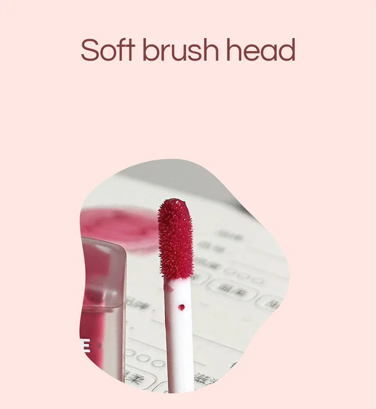 Moisturizing Plump Lips Mirror Effect Lip Color Non Greasy Texture Liquid Lip Pigment Not Easy To Stick Lightly Lip Glaze