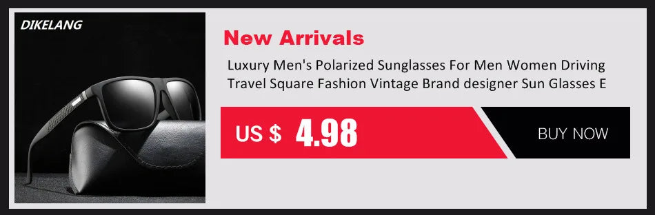 Luxury Men Women Driving Travel Polarized Sunglasses Fashion Brand Design Square Vintage Sun Glasses TR90 Frame Eyewear UV400
