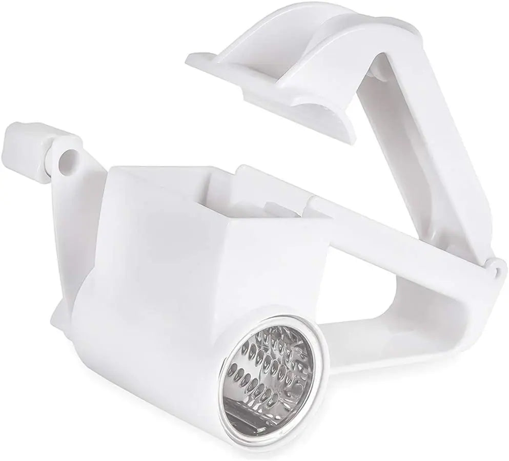 Leeseph Rotary Cheese Graters, Manual Handheld Cheese Cutter with Stainless Steel Drum, Hand Crank Kitchen Tool for Chocolate