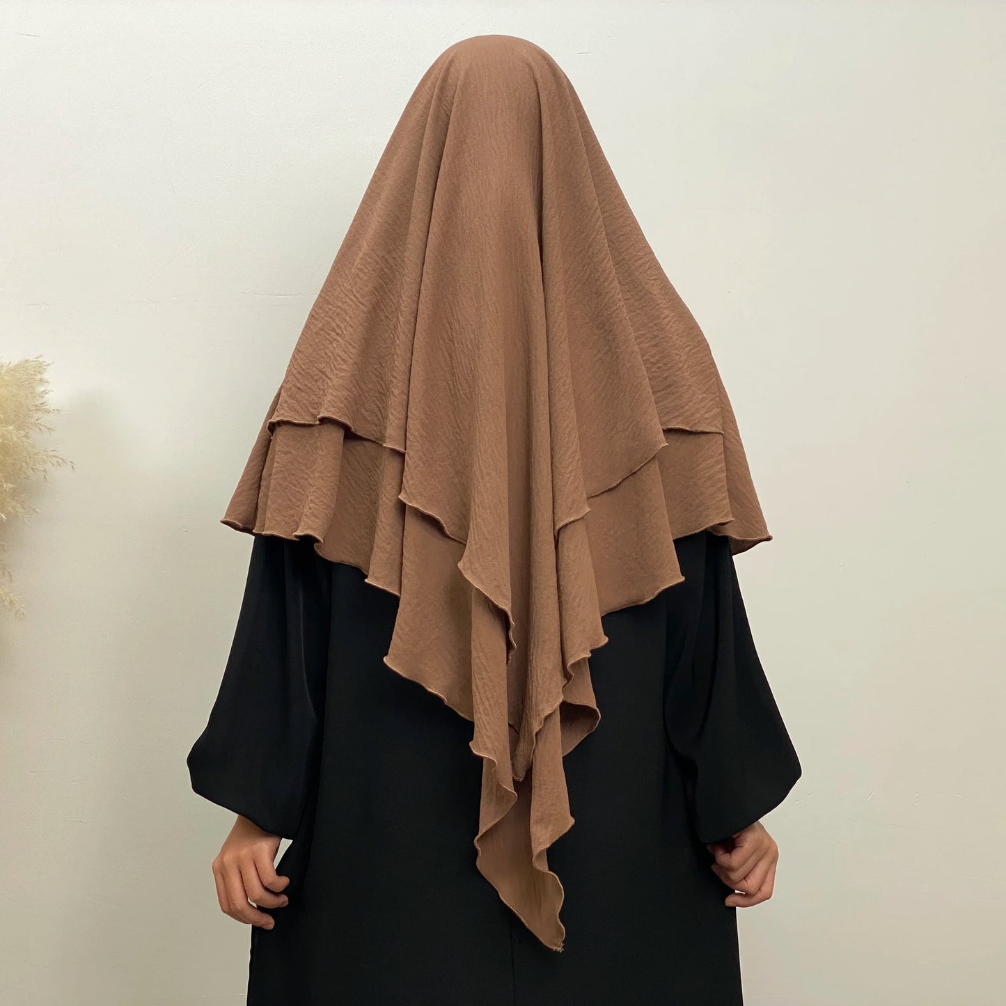 Islamic Clothing Women Muslim Plain Long Khimar Hijab Scarf Headcover Eid Prayer Garment Headdress Dubai Saudi Turkey Indonesia