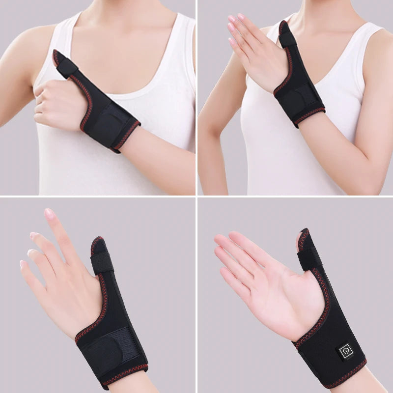 Heated Gloves - Relieves Tendonitis Pain, Reduces Finger Stiffness & Numbness, Speeds Up Sports Injury Recovery
