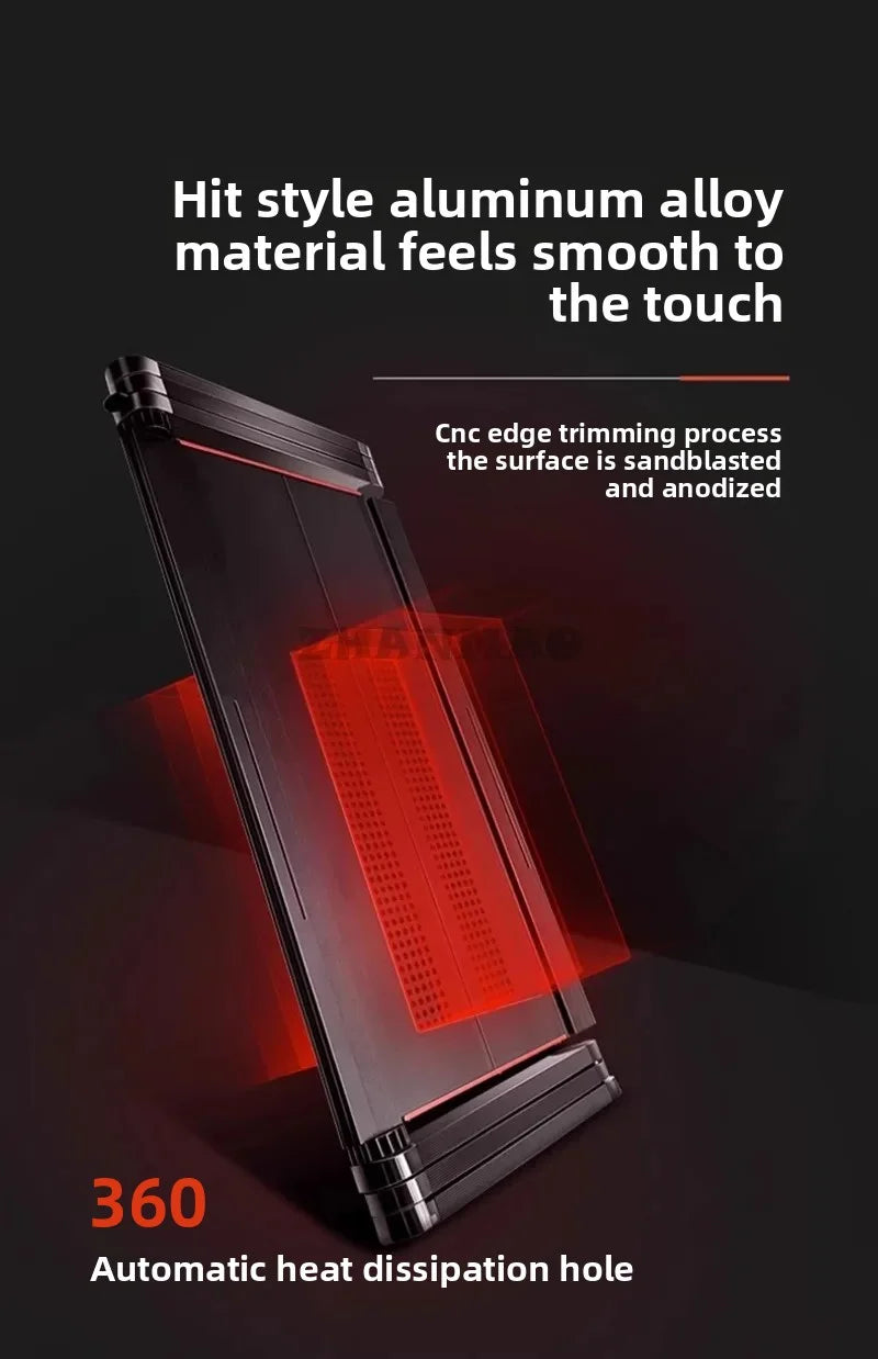 Laptop desk, foldable tablet stand, adjustable and movable