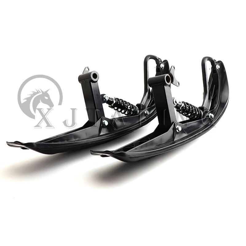 Motorcycle Front Skiboards Winter Snow Sledge For 110cc 125cc 150cc ATV UTV Buggy Electric Quad Go Kart Snowmobile Skiing Track