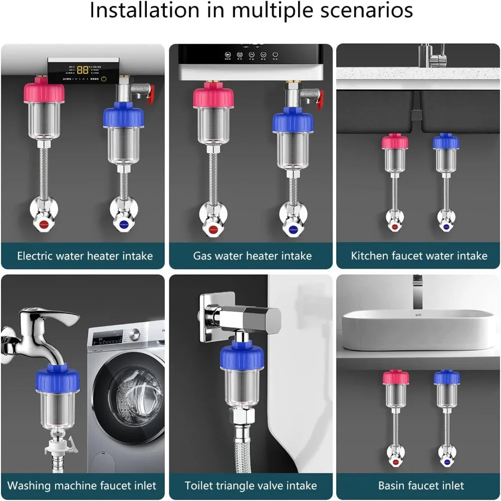 Durable Anti-scaling Water Heater Filter Purifier Output Universal Prefilter Pre-filter Purifier Filter Household Use