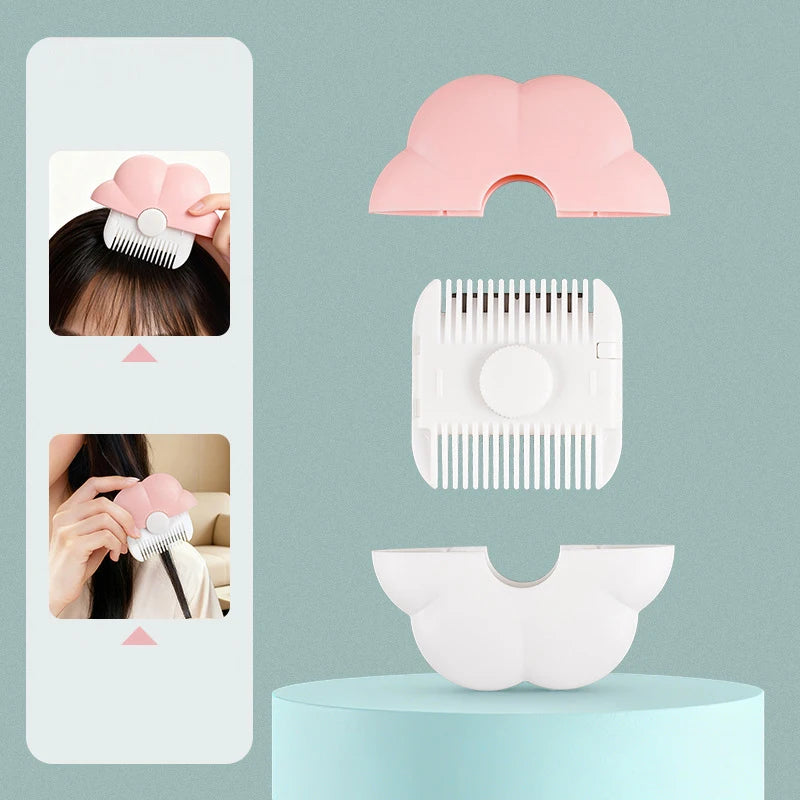 Hair Cutting Trimmer Combs 2 In 1 Double Sided Manual Bangs Cutter Shaving Remover Thinning Beauty Haircut Styling Accessory