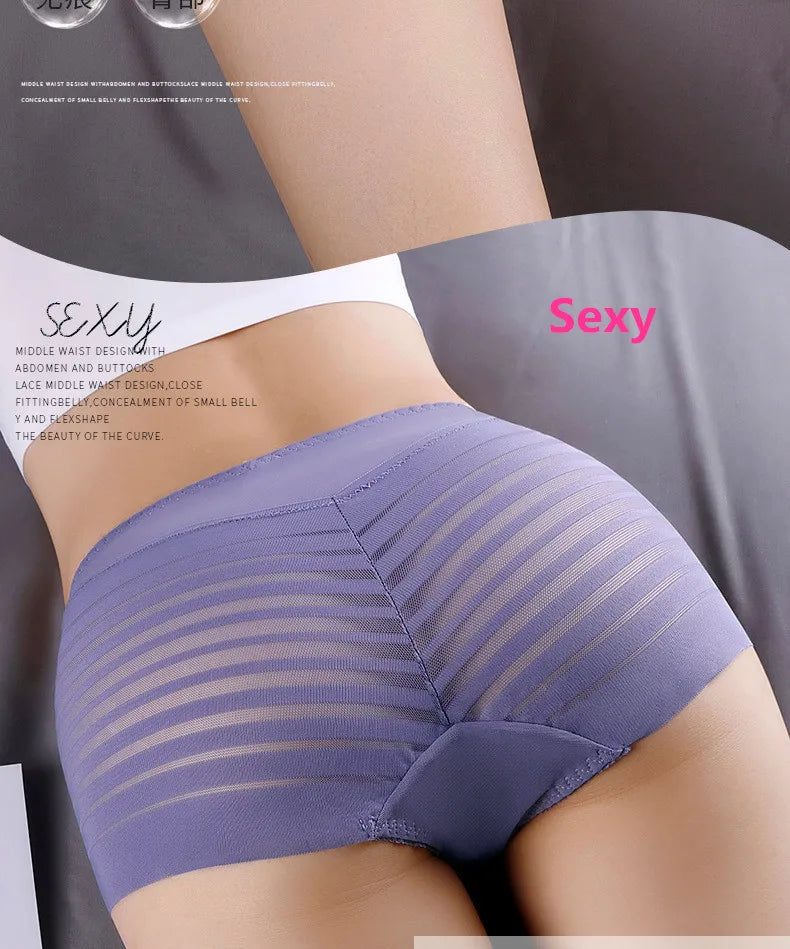 lingerie for women sexy underwear women plus size ropa interior femenina lace panties women thin gauze belly ropa mujer bragas