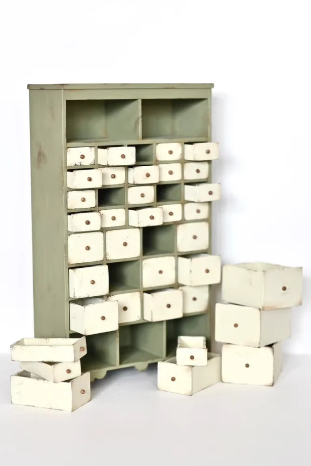 French Storage Furniture Set  StowCraft Realistic 9-Grid Cabinet Folding Garden Table Storage Display Unit 1/6 Dollhouse Diorama