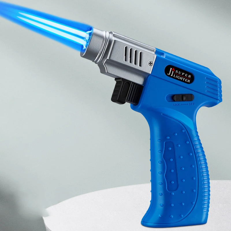 Large Capacity Airbrush Gas Lighter Windproof BBQ Kitchen Cooking Jet Torch Turbo Lighter Jewelry Metal Welding Gift Lighter