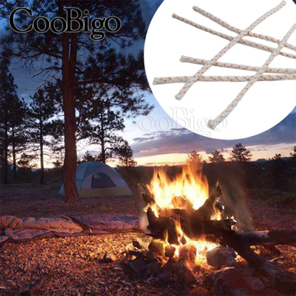 100pcs/Set Replacement Copper Wire Lighter Cotton Core Wick for Zippo Petrol Lighter Kerosene Oil Lighter Accessories