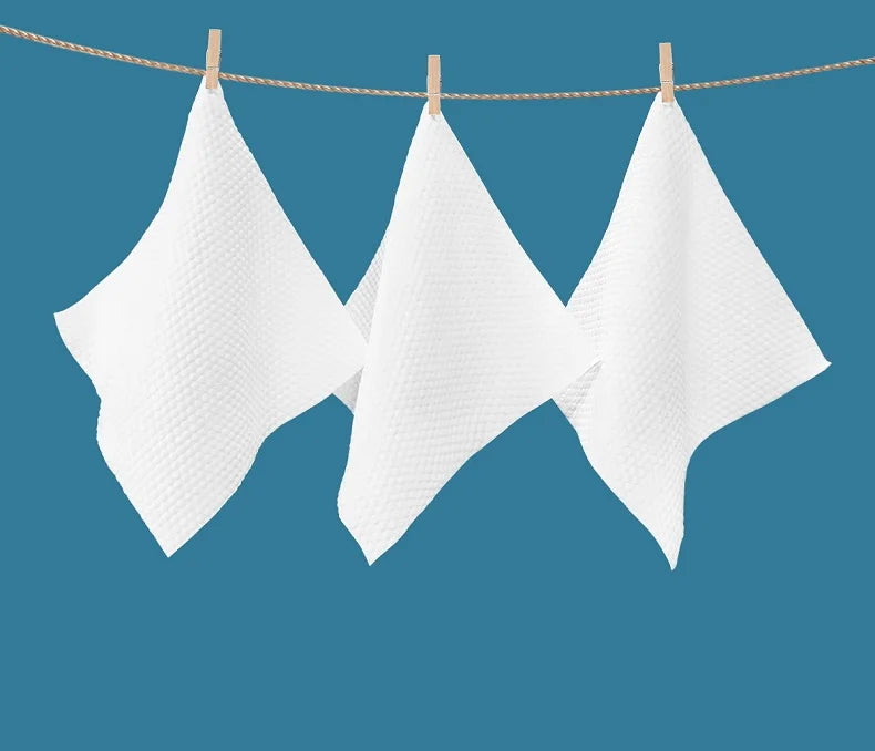 100PCS Disposable Thick 100% Cotton Face Towel Make Up Soft Removing Wipes Dry Cleanser Towelettes For Skin Care