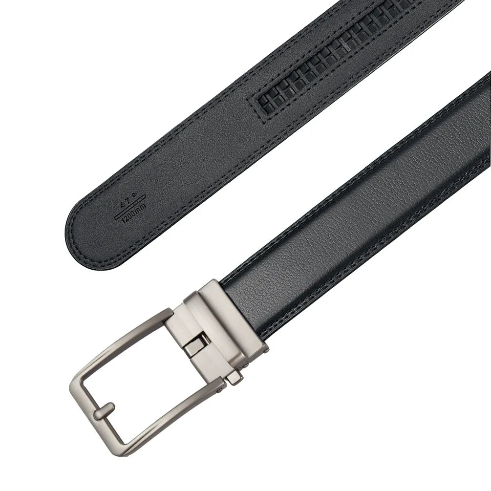 Genuine Leather Click Belts for Men Luxury Brand Designer Fashion Automatic Buckle Men's Jeans High Quality Waist Male Strap