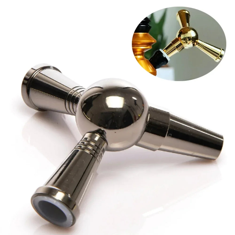 CRUSHER One-to-Two Shisha Hose Connection Joint Hookah Pipe Adapter Bifurcate Sheesha Cachimbas Narguile Chicha Accessories