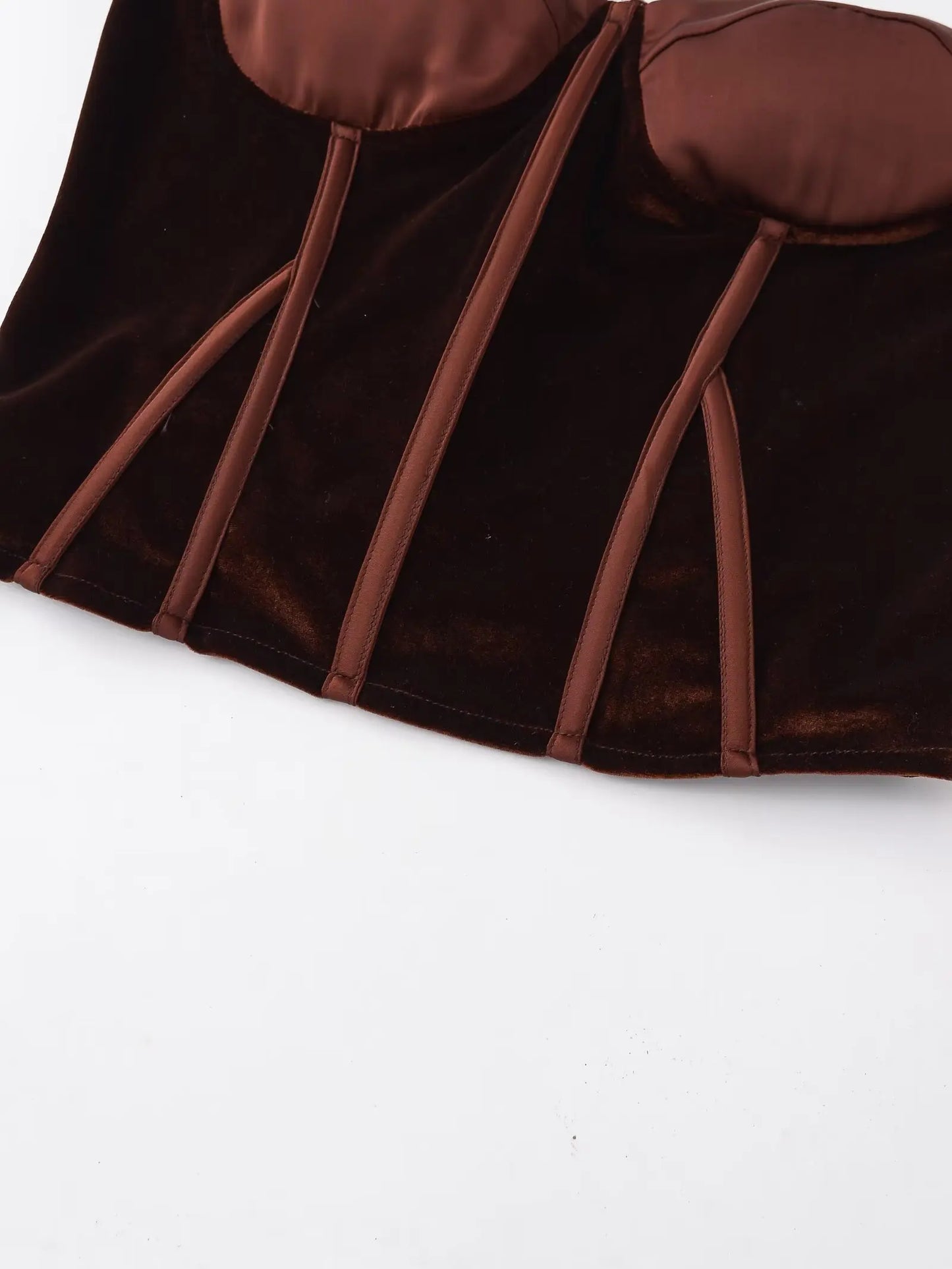 HH Summer Women New Fashion Short Tops Female Sexy Slim Tops Solid Strapless Backless Decoration Invisible Snap Chic Top Mujer