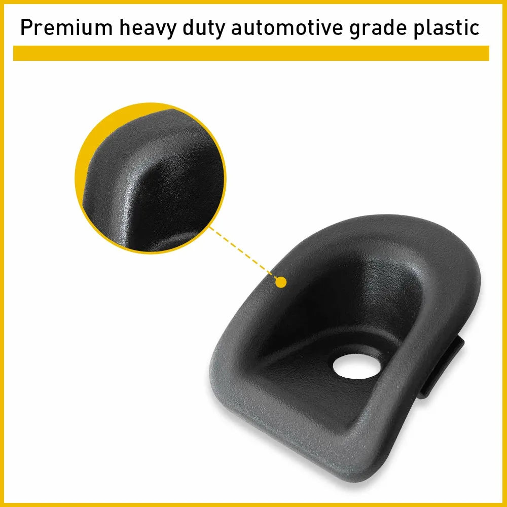 2Pcs For Ford Mustang 2005-2014 Black Door Panel Lock Grommets Covers Set Left Right Side Lock Grommets Replacement Accessories