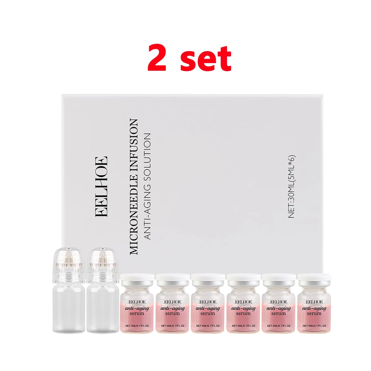 Moisturizing Renewal Set Firming Anti-Aging Essence Kit for Daily Care Improves Skin Texture Fine Lines Complete Skincare System