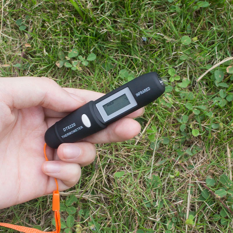 Mini Infrared Thermometer Pen Type Non-contact Pyrometer -50~220℃ Laser Temperature Sensor LCD outdoor Home Digital Thermometer