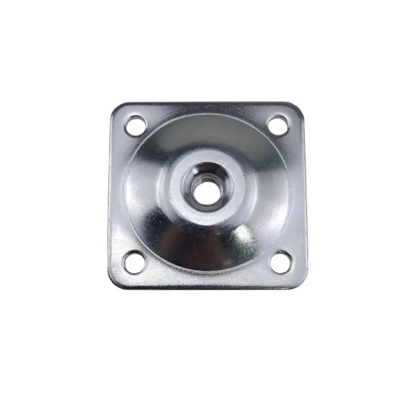 6pcs Wooden Leg Connector Coffee Table Leg Bevel Iron Sheet Hardware Square Nut Table Connector Sofa Cover Thickened