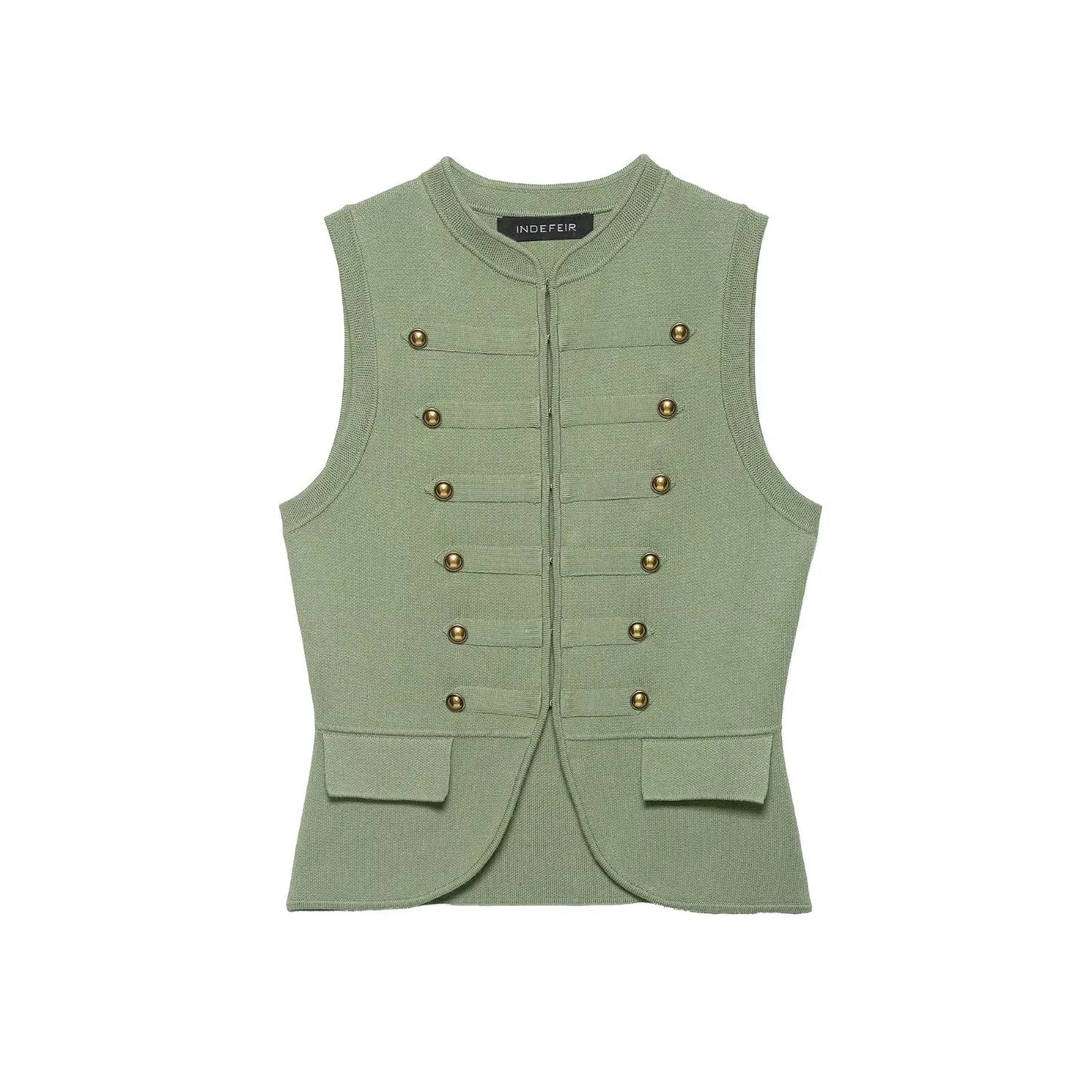 Summer Women's New Knitted Vest Tops 2026 Fashion Retro Slim Elegant Young Women's Blouse Chic Elastic Knitted Short Tank Tops