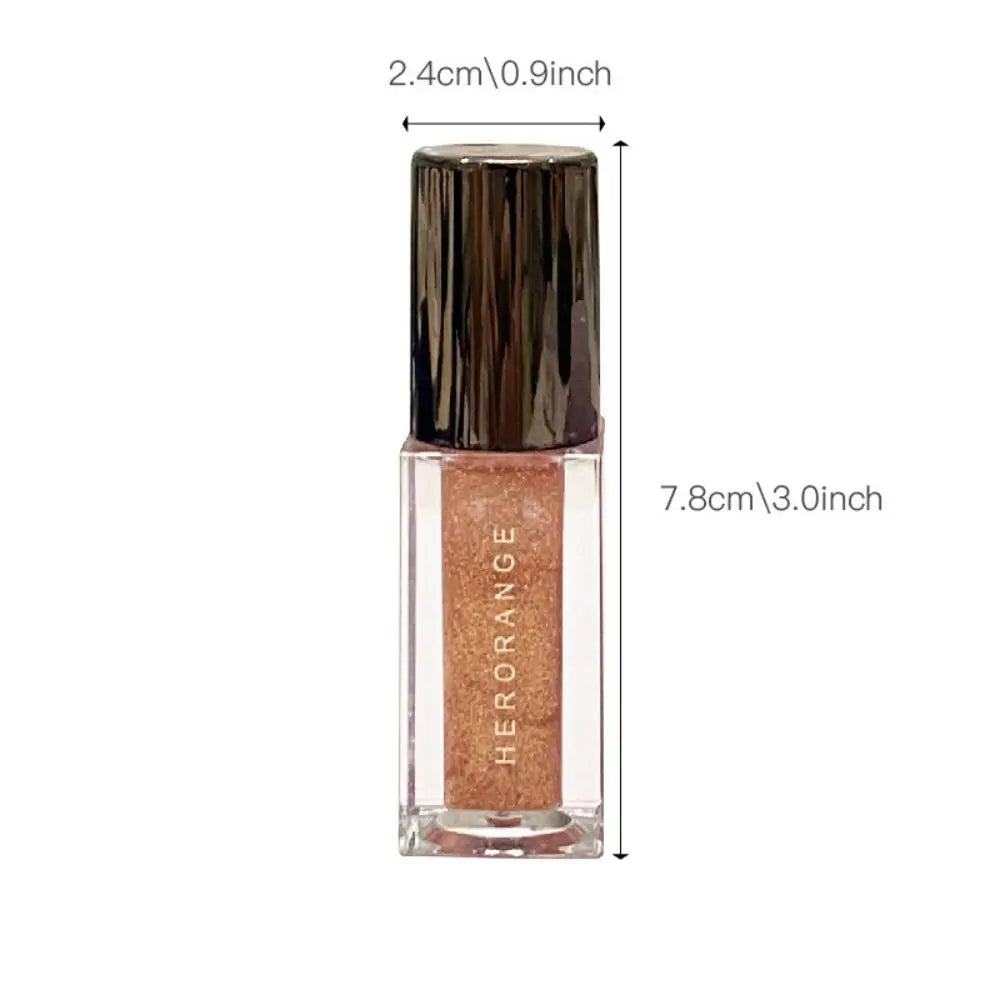 Sparkle Long-Lasting Lip Gloss Non-Fading Moisturizing Liquid Lipstick Non-Sticky Clear Lip Glaze for Women