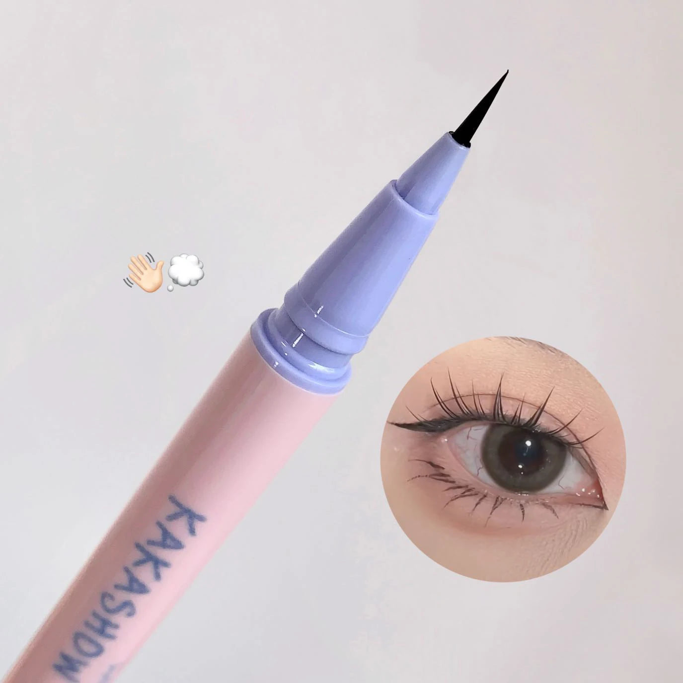 Ultra Slender Liquid Eyeliner Fast Drying Smooth Waterproof Eyeliner Pen Long Lasting Black Brown Lower Eyelash Pen Cosmetics