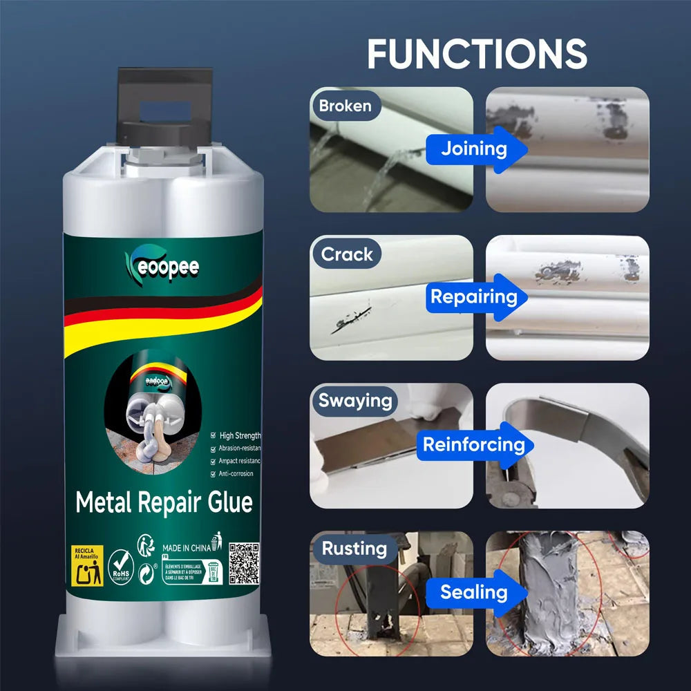 Epoxy resin AB Glue Strong bonding Transparent adhesive High viscosity waterproof Repair metal, ceramics, electronic components