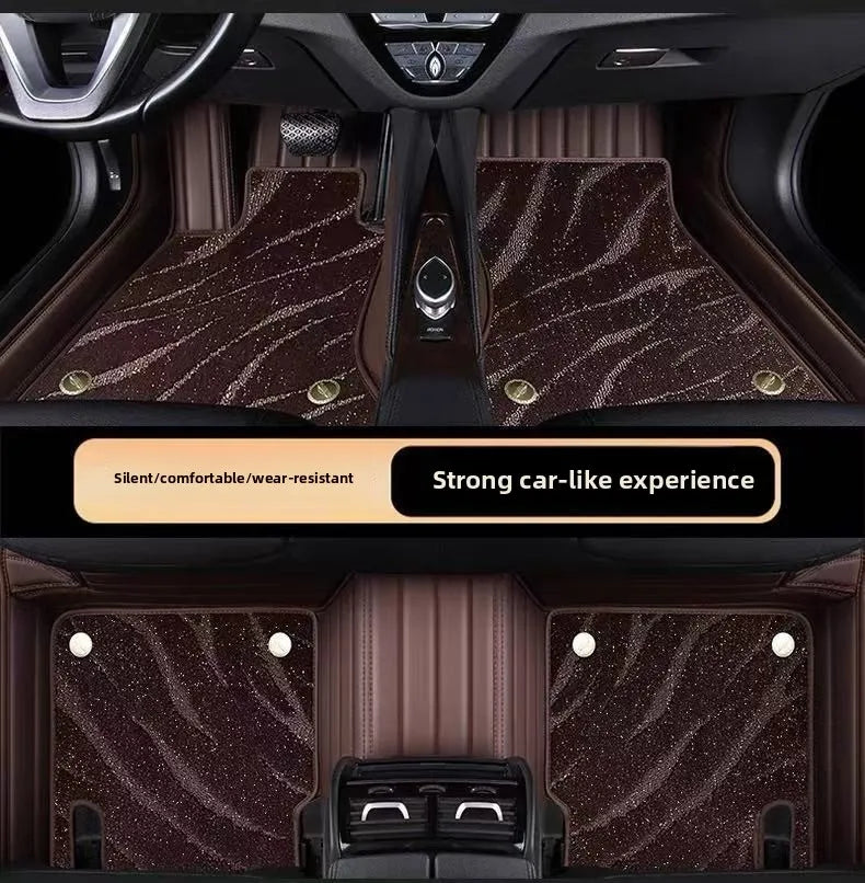 Starry Sky Carpet Car Foot Mat Special Car Customization Five Seat Full Set Full Surround Velvet Foot Mat
