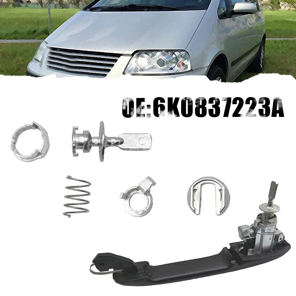 1Set Car Front Left or Right Door Lock Repair Replace Parts Fit for VW SHARAN SEAT ALHAMBRA 95-10 FORD GALAXY 95-06 6K0837223A