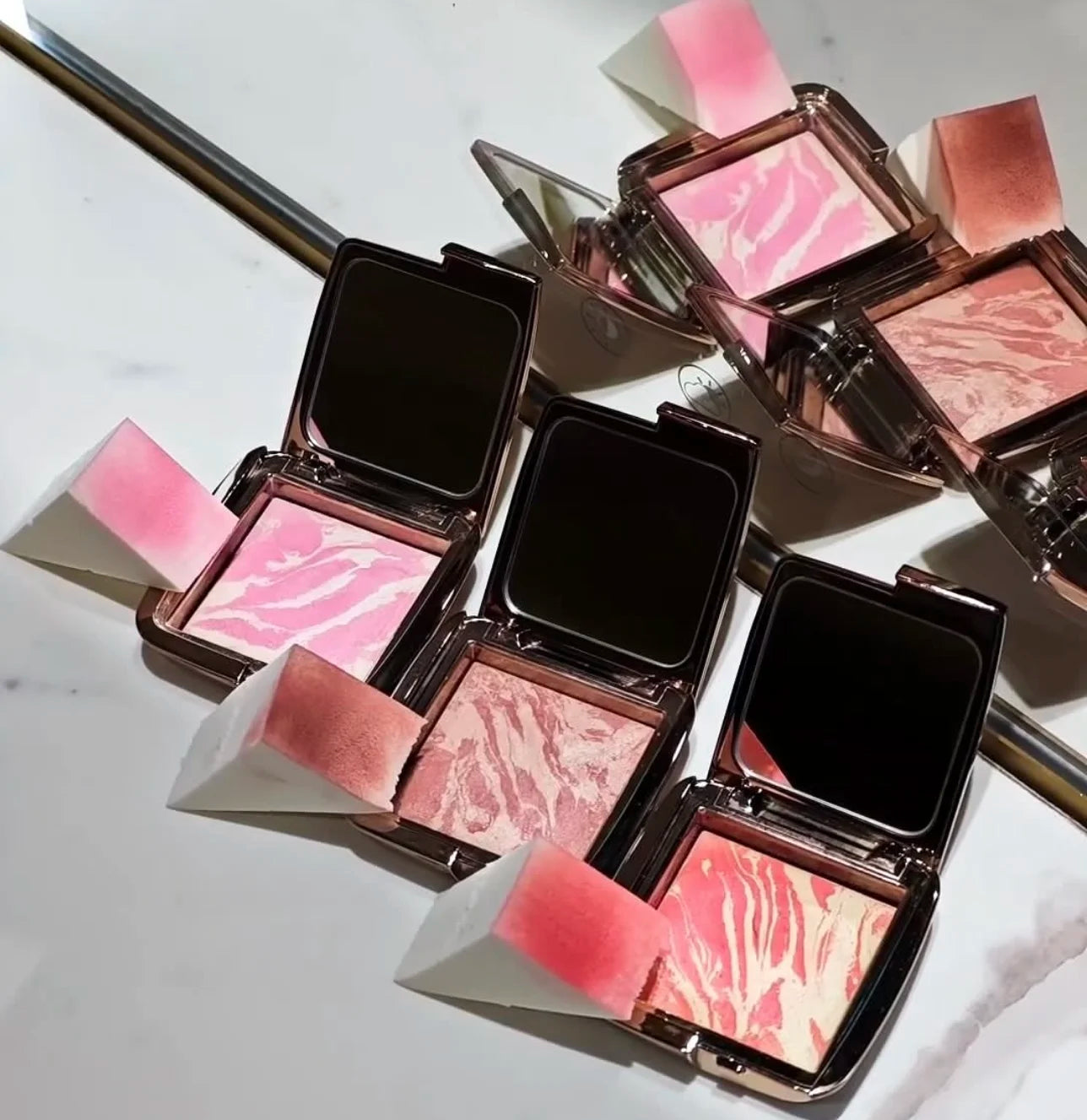 2.4g Original Soft Natural Matte Lasting Marble Blush Ethereal Glow Diffused Heat Mood Exposure Hourglass Ambient Lighting Blush