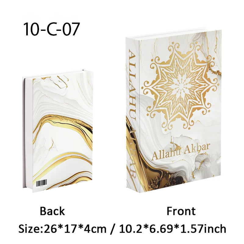 Islamic Church Writing Culture Fake Books Decorative Coffee Table Decoration Storage Box Bookshelf Bedroom Aesthetic Home Decor